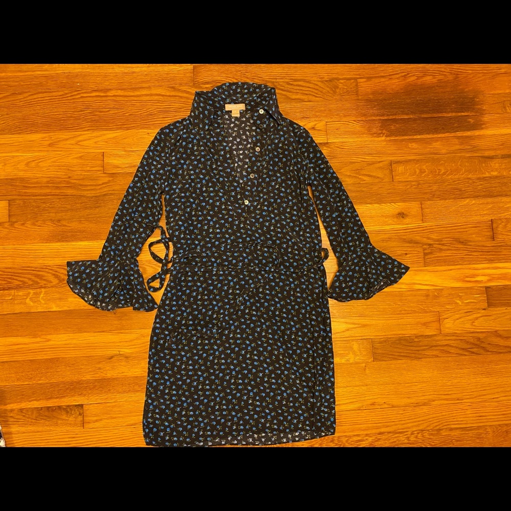 MK silk floral dress